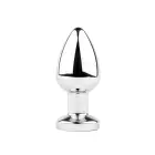 Metal Vibrating Anal Plug M with Remote Control — Photo 2
