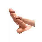 b-Vibe SLIPSKIN Curvy – pressure-reactive silicone dildo with suction cup – black – 25.4 cm — Photo 4