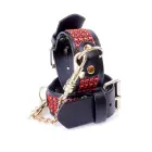 Fetish B - Series Handcuffs with cristals 3 cm Red Line Photo