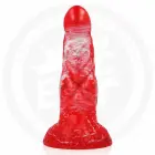 EPIC Agnis Crimson Fire dildo – 18 cm (7.2″) – sarkans — Foto 6