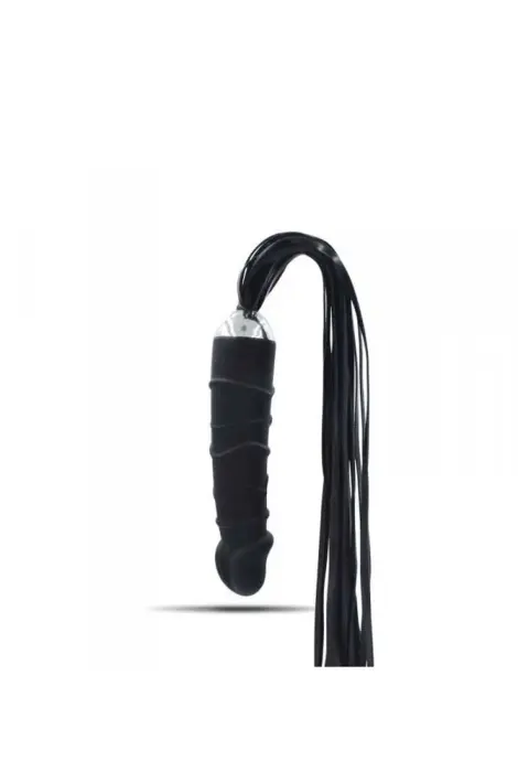 Väike anaaltapp-dildo piitsaga – 15 cm (5.9″)