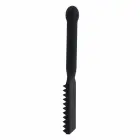 Sportsheets Edge Spiked Paddle чёрная – силиконовая шлёпалка с металлическим стержнем — Фото 6