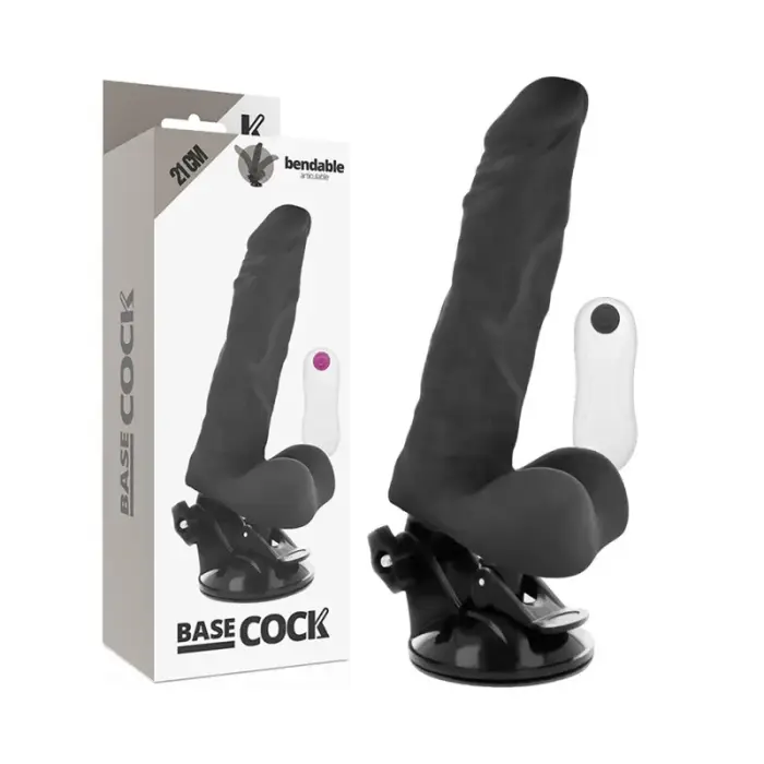 Гибкая вибромодель Basecock – 21 см (8.2″) – черный