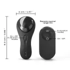 DISCREET VIBE+ носимый вибратор – 9.3 cm (3.66″) – розовый — Фото 6