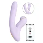 SVAKOM DuoGlow толкающий жемчужный вибратор и пульсирующий стимулятор – 19.6 cm (7.7″) – фиолетовый — Фото 2