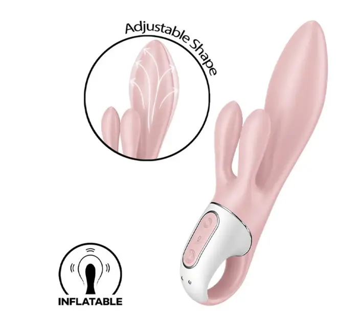 Satisfyer Air Pump Bunny 3 кролик-вибратор – розовый