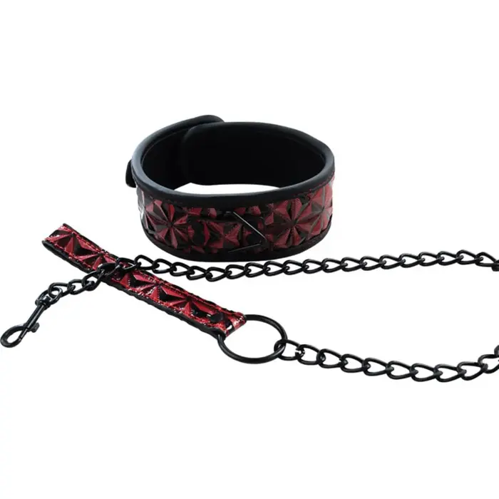 Fetish Fantasy Adjustable Collar with Detachable Leash
