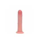 Vive REA216 – lenktas realistinis silikoninis dildo su prisisiurbimo puodeliu – kūno spalvos – 18,5 cm — Nuotrauka 4