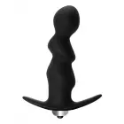 Spirālveida vibrējošs anālais spraudnis – 9.5 cm – Melns — Foto 3