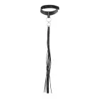 Bijoux Indiscrets Maze vegan tassel choker, adjustable – black — Photo 1