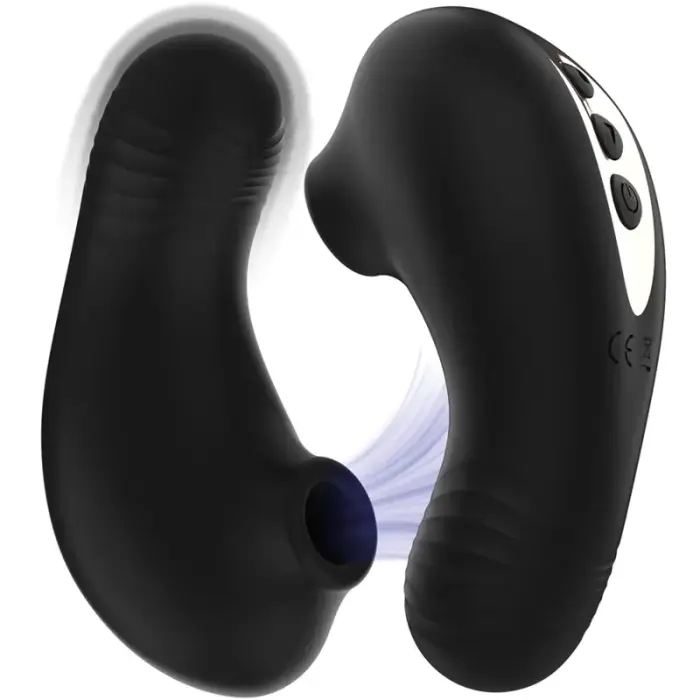 Rithual Shushu Pro Pocket Suction Vibrator – 11 cm (4.3″) – Black