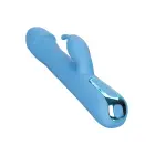 Elite Rotējošs truša vibrators – zils — Foto 11