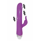 EVOLVED Dancing Pearl Rabbit violetinis silikonas dviejų motorų – 23,5 cm — Nuotrauka 4