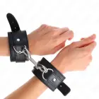 Kink kunstnahast reguleeritavad randme köidikud – mustad – 17-28 cm — Foto 4