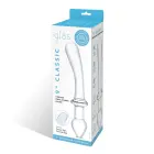 Glas kahepoolne kumer klaasist dildo – 24 cm (9.5″) — Foto 3
