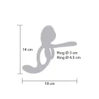 DualDrive Slimline – couples vibrating cock ring with perineum stimulator and remote — Photo 5