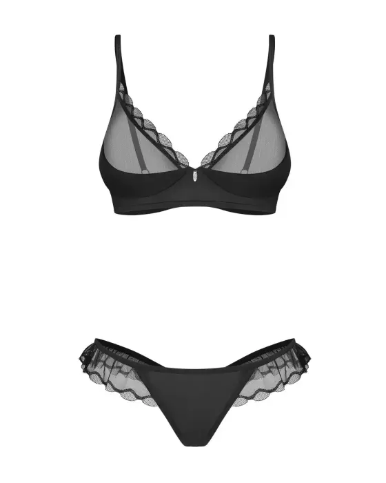 Stelisa комплект из двух предметов – чёрный – L/XL