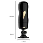 Dual-Sided Vibrating Masturbator – Black — Photo 5