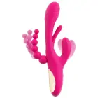 Sweet Smile Triple Vibe Vibrator with Flicking Tongue – 24.4 cm (9.6″) – Pink — Photo 9
