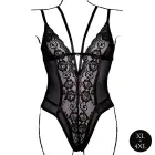 Wireless Lace Bodysuit with Adjustable Sliders – Black – Plus Size — Photo 4