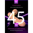 Basia vibrators ar kustību, mēles stimulatoru un gaisa pulsu – USB uzlādējams Foto 4