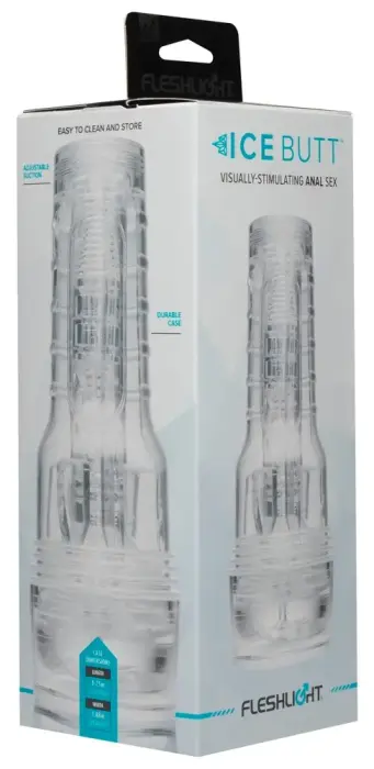 Fleshlight Ice Butt Crystal Анальный мастурбатор – прозрачный