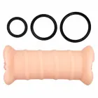 CRAZY BULL Emma Dual-Channel Intimate Device, Vibration, Natural, Large — Photo 3