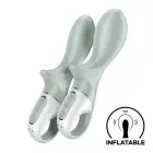 Air Pump Booty 3 Inflatable Dildo – 20–23 cm (7.9–9.1″) – Grey-Green — Photo 2