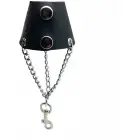 Rimba Leather Parachute – leather ball parachute with chains and hook – black — Photo 3