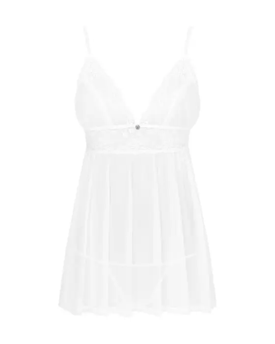 OBS Бебидолл с стрингами – цветочный кружевной – чёрный – XL/2XL Фото num