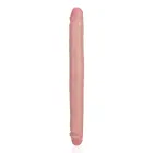 RealRock Slim двусторонний дилдо – 35.6 cm (14″) – телесный — Фото 4