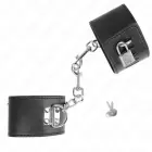 KINK regulējami plaukstas saistekļi ar piekaramo slēdzeni – melni – 16-23 cm — Foto 2