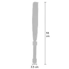 Hidden Desire īstas ādas pātaga – 55 cm – melna — Foto 6