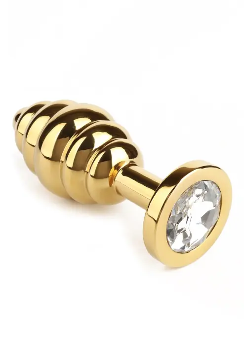 Twister tekstuuriga anaaltapp – L – Gold