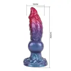 Power Monsters Eldritch Sentinel Rippled Monster Dildo – 24 cm (9.5″) – Multicolored Photo