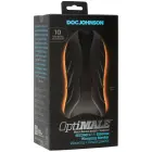 OptiMALE Vibrating Heating Silicone Masturbator – Black — Photo 1