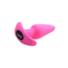 Vibrating Silicone Butt Plug with Remote Control – 15 cm (5.9″) – Pink — Photo 2