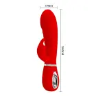 PRETTY LOVE Prescott Red Rabbit Vibrator – 18 cm — Photo 9