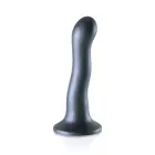 Itin minkštas išlenktas G taško dildo – 17 cm (7″) – Pilkas — Nuotrauka 9