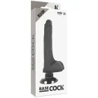 BASECOCK Flexible Vibrating 2-in-1 вибратор – 18.5 см (7.3″) – черный — Фото 4