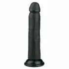 EasyToys Premium – paindlik silikoonist realistlik dildo imikupiga – must – 20,5 cm — Foto 1