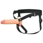 FXTE7" Полый Strap-On Light – 19.1 cm (7.5″) – Телесный — Фото 2