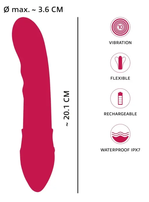 Showers to Orgasm vibrators – 20.1 cm (7.9″) – violets Foto 12
