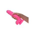 POP - Dildo ar sēkliniekiem – 21 cm (8.25″) – Rozā — Foto 10