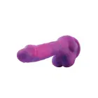 Hismith KlicLok realistiškas dildo – 19 cm – Violetinis — Nuotrauka 6