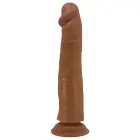 PRETTY LOVE Sharife Sliding Skin Series salokāms dildo – 25 cm (10″) – miesas krāsa — Foto 4