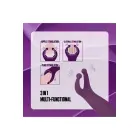 NMC 5 Inch – rechargeable 3-in-1 silicone intimate device – purple — Photo 3