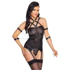 Корсет Cottelli Bondage с регулируемыми ограничениями для рук – чёрный – XL — Фото 4