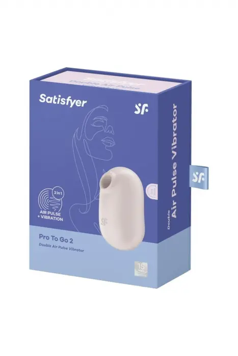 Satisfyer Pro To Go 2 воздушно-импульсный стимулятор – бежевый