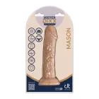 Mister Dixx Mason – īpaši reālistisks silikona dildo ar piesūcekni – 17 cm — Foto 1
